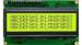 Yellow - green , orange , white backlight 20 x 4 character lcd display with IC controller