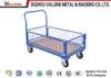 Four Wheel Folding Hand Truck Trolley For Hotel , Metal Hand Cart