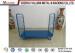Collapsible Industrial Wire Mesh Hand Truck Trolley Double Ended For Office
