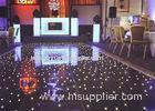 Acrylic White DMX Twinkling Starlit LED Wedding Dance Floor With Sound Active / Automatic / Allon P