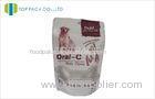 Bottom Gusset Printed Plastic Pouches Eco friendly For Pet Food With Window