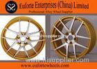 Bronze Aluminum Alloy Forged Wheels / Rotary Aftermarket Aluminum Wheels