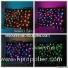 Shinning RGB Tricolor LED Curtain Light With DMX Controller , Twinkling RGB Star Curatin