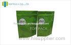 Green Tea Plastic Stand Up Sealable Tea Bags 500 Gram with Bottom Gusset