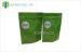 Green Tea Plastic Stand Up Sealable Tea Bags 500 Gram with Bottom Gusset