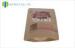 Gravure Printing Stand Up Resealable Pouches 450g Custom Rectangular Window