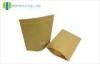 1kg Kraft Paper resealable stand up pouches Aluminum Foil Customized