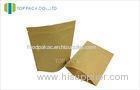 1kg Kraft Paper resealable stand up pouches Aluminum Foil Customized