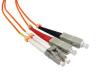 LC-SC Multimode Duplex Fiber Optic patch cord