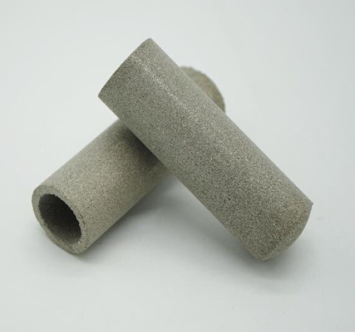 powder Titanium pipe filter use for liquids and gases 