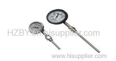 Industrial stainless steel bimetallic thermometer