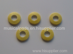 Open hole flute pads by double skin