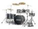 Classic Tobacco Black Lacquered Painting 7 Piece Adult Drum Set Birch Wood for Band