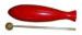 Red Fish Claves Children Musical Instruments Wood Percussion Gift For Kids
