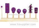 Small Percussion Children Musical Instrument Purple / Red with Wooden Stand