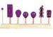 Small Percussion Children Musical Instrument Purple / Red with Wooden Stand