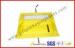 Foldable Yellow Customized Gift Packaging Boxes With Big Window , Magnetic Flat Packing Gift Box
