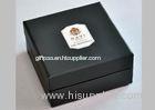 Black Luxury Rigid Gift Boxes With Embossed Logo, Unique Printed Cardboard Gift Packaging Box