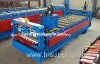 Colored Steel Wall Panel Roll Forming Machine / Metal Roll Forming Equipment With 10 Row