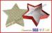 Polygon Rigid Board Luxury Gift boxes , Five Stars Candy Gift Boxes With Special Texture Paper Cover