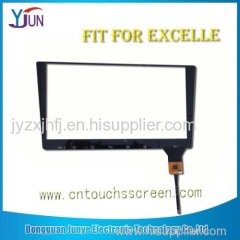 touch screen 9.0 inch fit for EXCELLE navigation capacitive