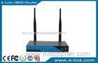 Industrial WiFi HSDPA Router , 3G Sim Broadband Router For Wireless M2M
