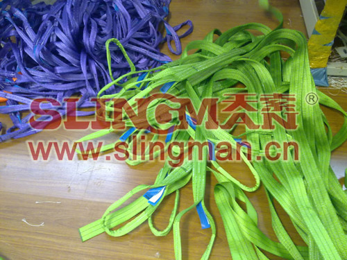 High quality WLL2ton 2000kg Polyester webbing sling flat web sling band 6:1 7:1 8:1 acc. to European standard