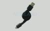Retractable 10ft Micro USB Charger Cable , Long Micro USB Charging Data Cable
