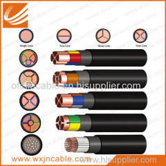 0.6/1KV Copper Conductor PVC Insulated Steel Tape Armoured PVC Sheathed Power Cable