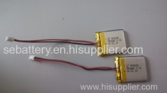 3.7v lithium polymer battery 503035 500mAh