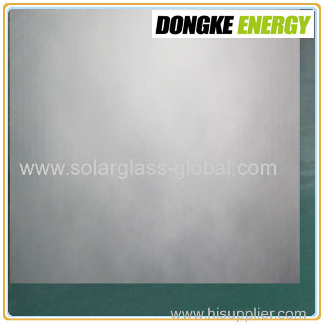 3.2mm temper clear photovoltaic coated glass