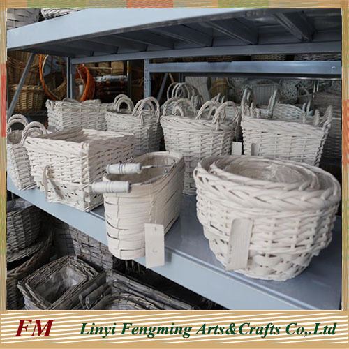 willow storage baskets with lids