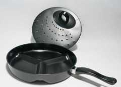 Kichen frying pan 3 in 1 divide wonder pan