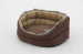 Speedy Pet Black/Brown Assorted Water Proof Oxford Round Pet Bed Large Size for dogs