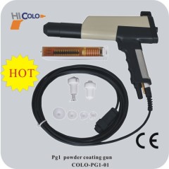 electrostatic manual powder coating spraying gun equipment
