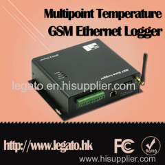 Multipoint Temperature Monitoring System over SMS & Ethernet