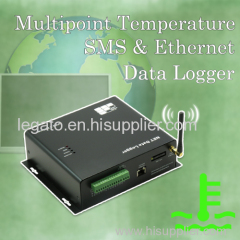 Multipoint Temperature Monitoring System over SMS & Ethernet