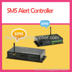 standalone gsm sms controller sending sms message on alarm triggered.