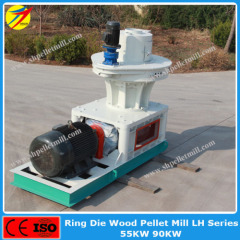 Vertical ring die biomass pellet machine