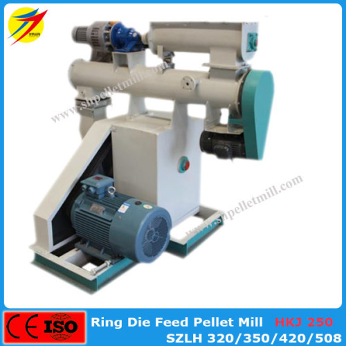 Ring die poultry feed pellet mill