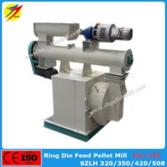 High capacity ring die feed pellet machine
