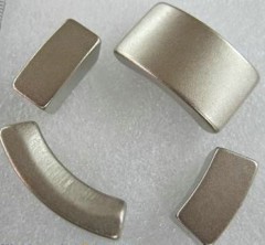 High temperature sintered ndfeb arc magnets