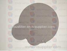 titanium fitler plate with coating ruthenium, platinum coated baoji