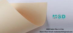 PVC stretch ceiling satin film