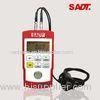 Coupling Indication Ultrasonic Wall Thickness Gauge Portable , High Resolution