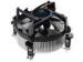 Low Profile CPU Cooler Fans LGA 775 with Copper Base , Aluminum Extrusion fin