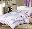 Romantic Pairs Twill Cotton Bed Set , Bed Sheet 4 Pieces Include Quilt Cover