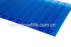 polycarbonate hollow sheet with blue colour