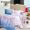 Comforterble Twill Cotton Printed Bedding Sets Green Dyeing For Home / Bedroom