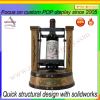 Customized OEM & ODM counter wooden wine bottle cradle display stand
